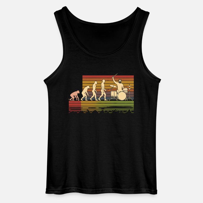 Batteur Evolution Drums - Gildan Men’s Tank Top - black