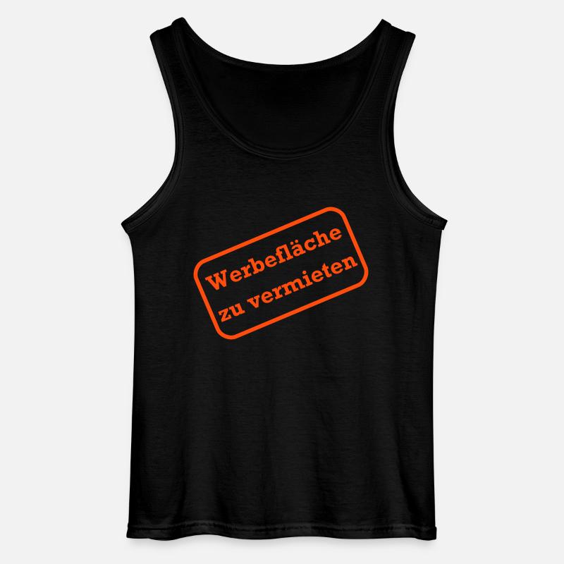 werbeflaeche - Gildan Männer Tank Top - Schwarz