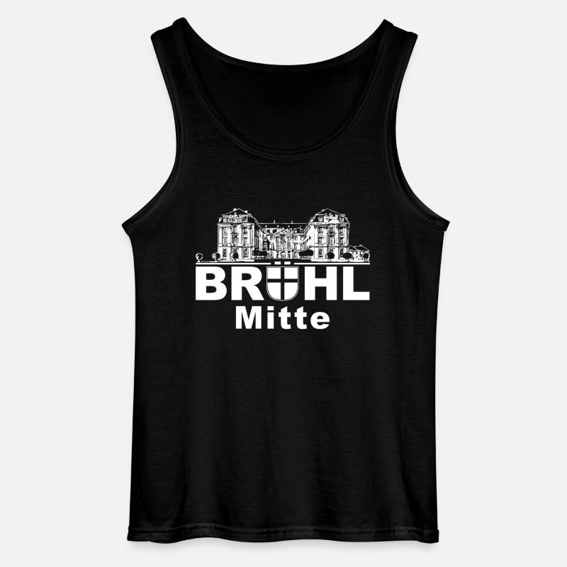Brühl-Mitte - Gildan Männer Tank Top - Schwarz