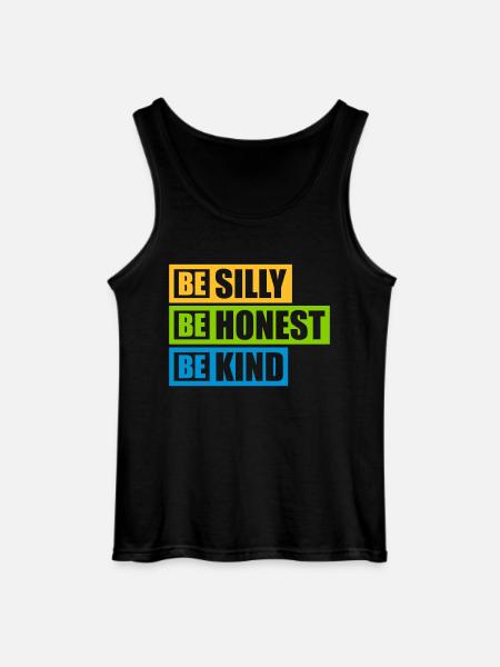 Silly Honest Child - Gildan Men’s Tank Top - black