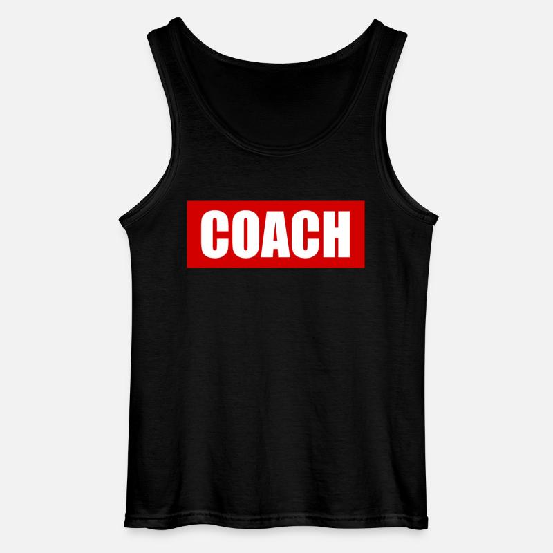 Coach - Gildan Männer Tank Top - Schwarz