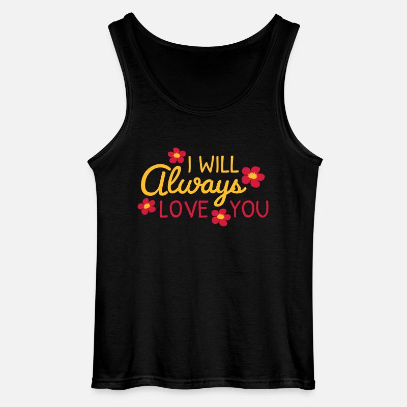 I will always love - Gildan Männer Tank Top - Schwarz