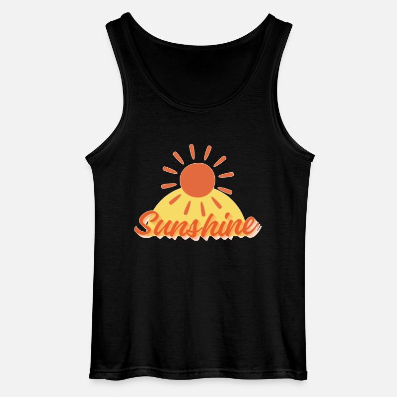 Il sole splende - Canotta da uomo Gildan - nero