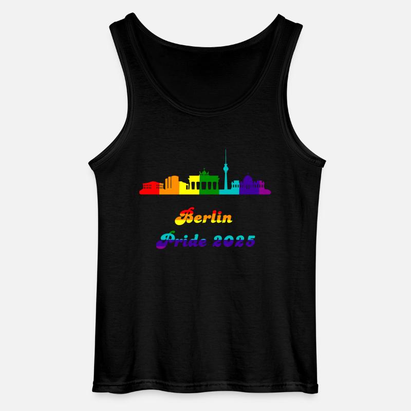 Pride 2025 Berlin - Gildan Männer Tank Top - Schwarz