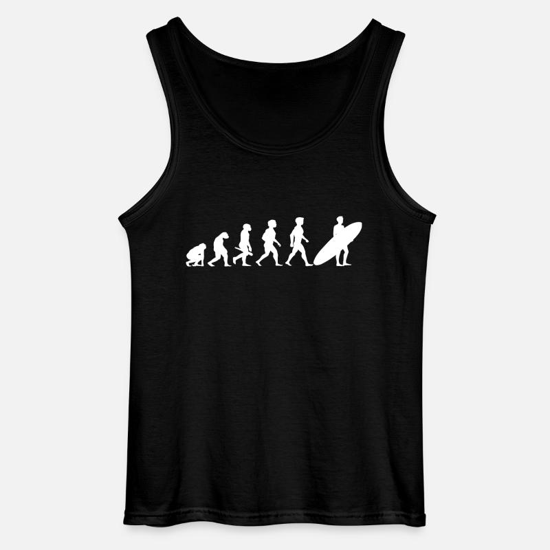 Evolution Surf Surfers surf surf - Débardeur Gildan Homme - noir