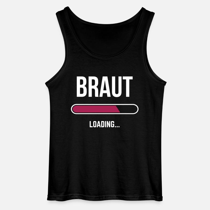 Braut loading - Gildan Männer Tank Top - Schwarz