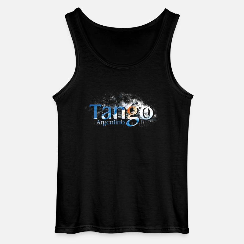tango - Gildan Männer Tank Top - Schwarz