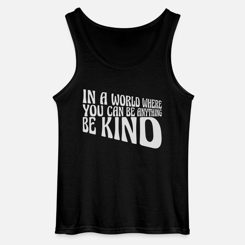 you can be kind - Gildan Männer Tank Top - Schwarz