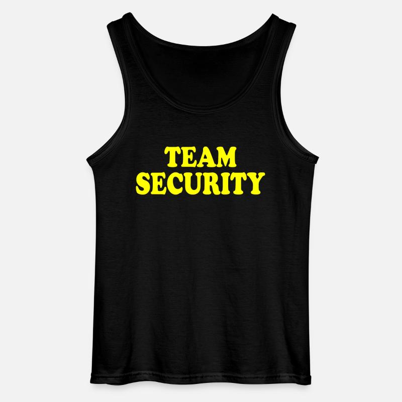 Team security - Gildan Männer Tank Top - Schwarz