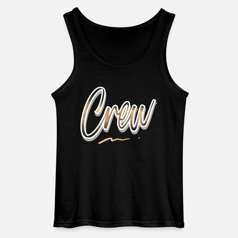 Crew - Gildan Männer Tank Top - Schwarz
