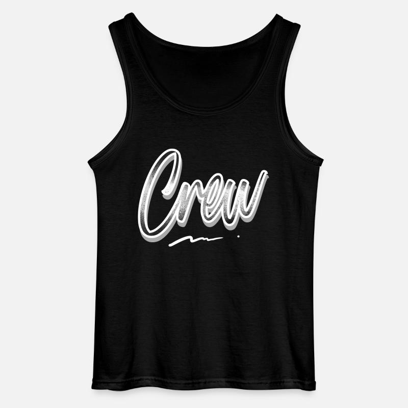 Crew - Gildan Männer Tank Top - Schwarz