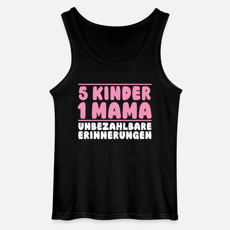 Mama Von 5 Kindern - Gildan Männer Tank Top - Schwarz