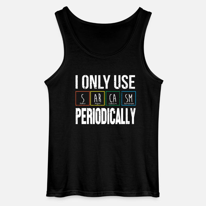 Periodensystem - Gildan Männer Tank Top - Schwarz