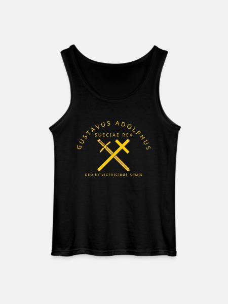 Gustavus Adolphus - Gildan Men’s Tank Top - black