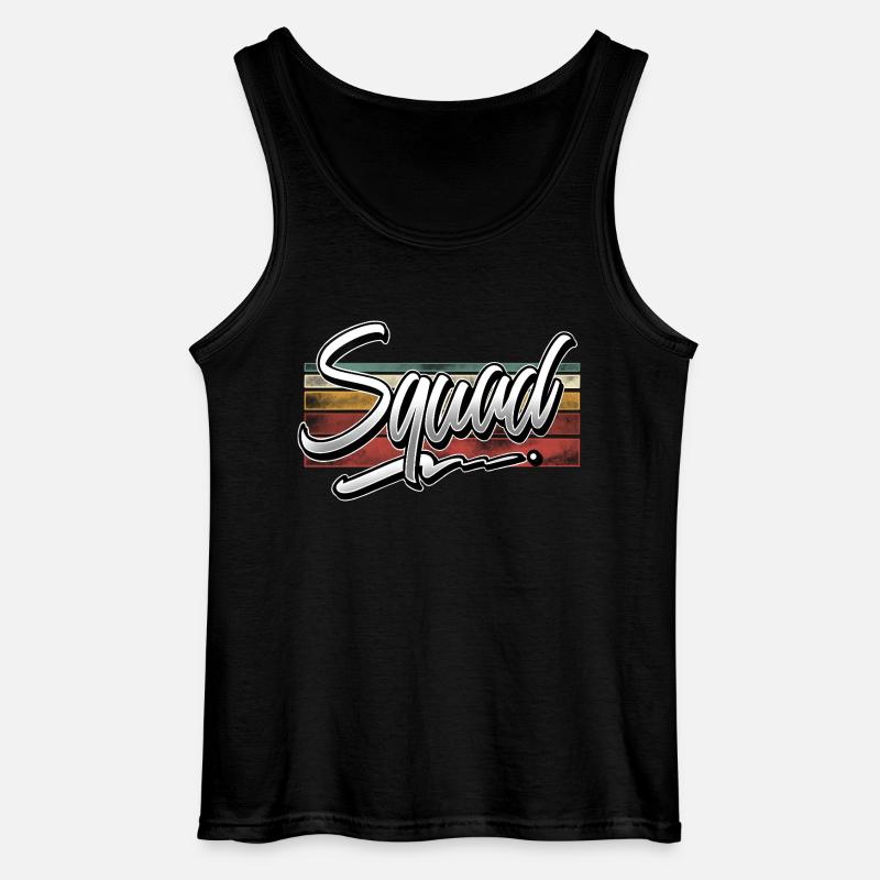 Squad - Gildan Männer Tank Top - Schwarz