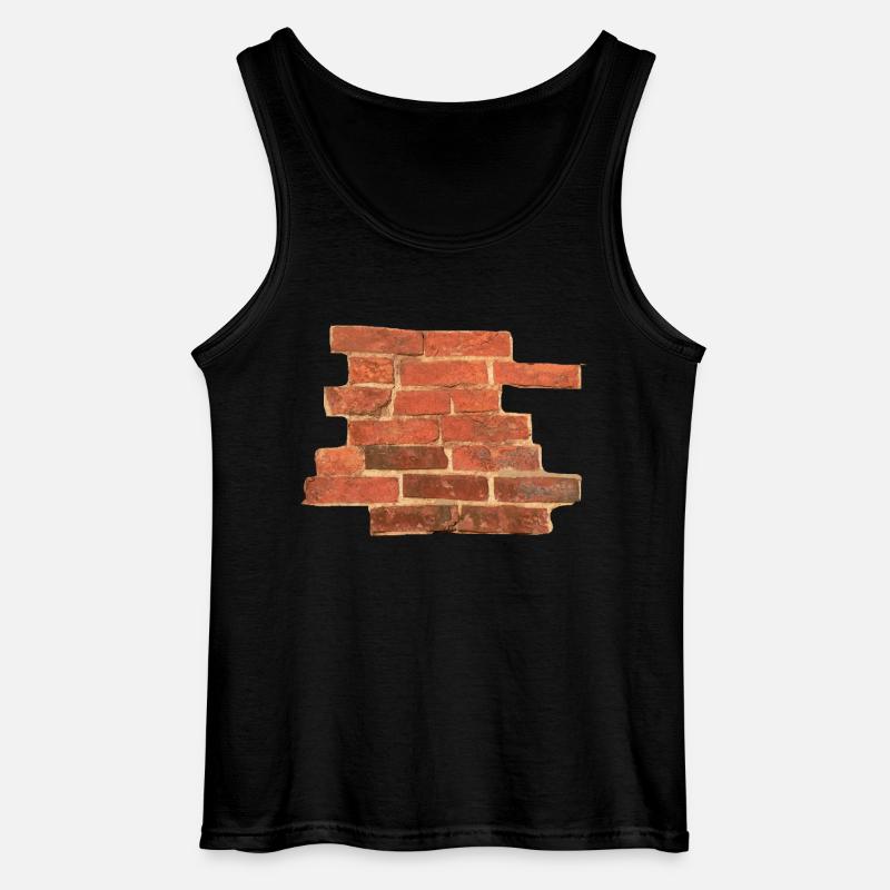 Mauern - Gildan Männer Tank Top - Schwarz