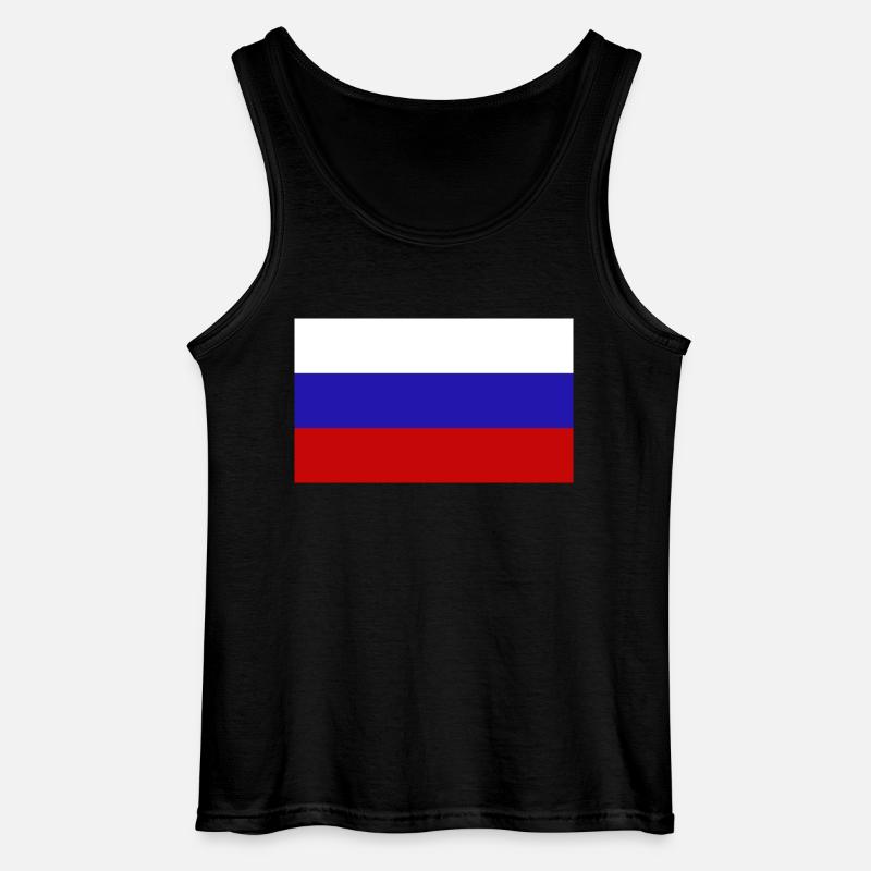 Russland - Gildan Männer Tank Top - Schwarz
