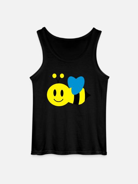 abeille - Gildan Men’s Tank Top - black
