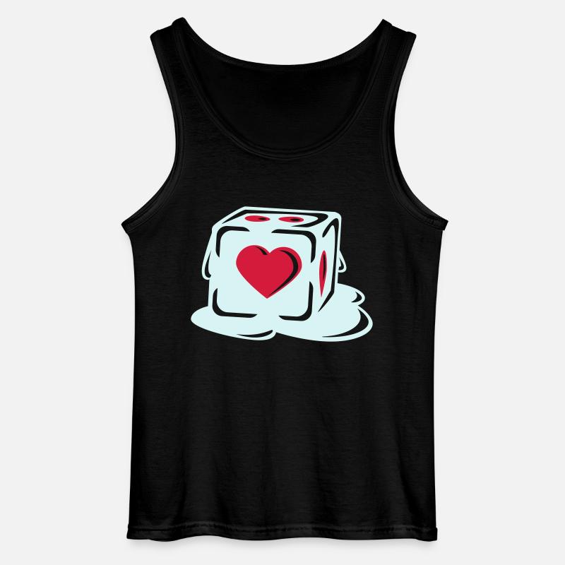 With Heart - Débardeur Gildan Homme - noir