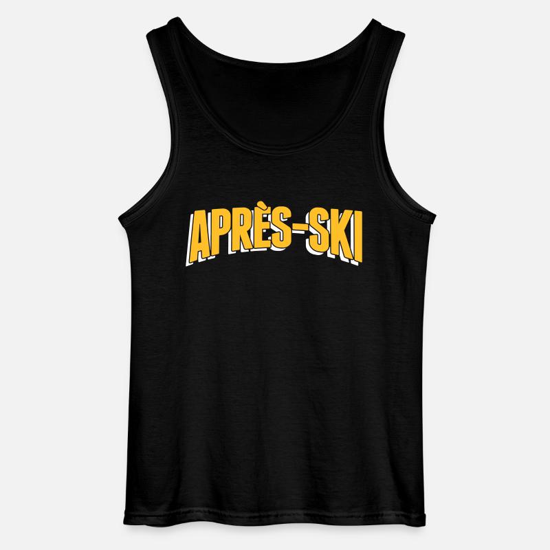 Apres-Ski - Gildan Männer Tank Top - Schwarz