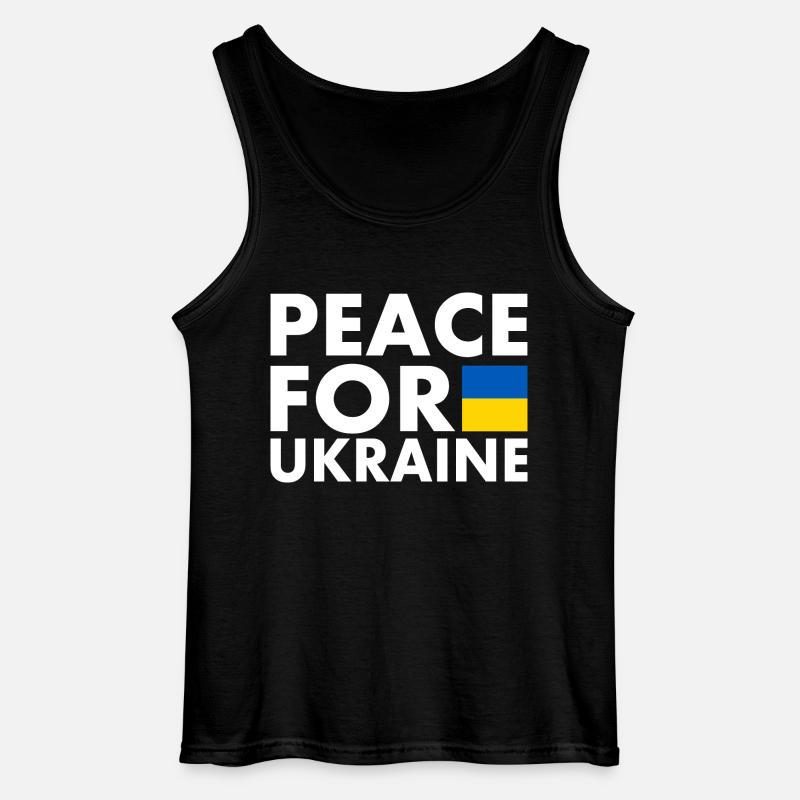 Ukraine - Gildan Männer Tank Top - Schwarz