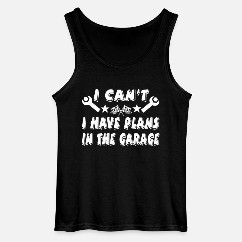 Garage - Gildan Männer Tank Top - Schwarz