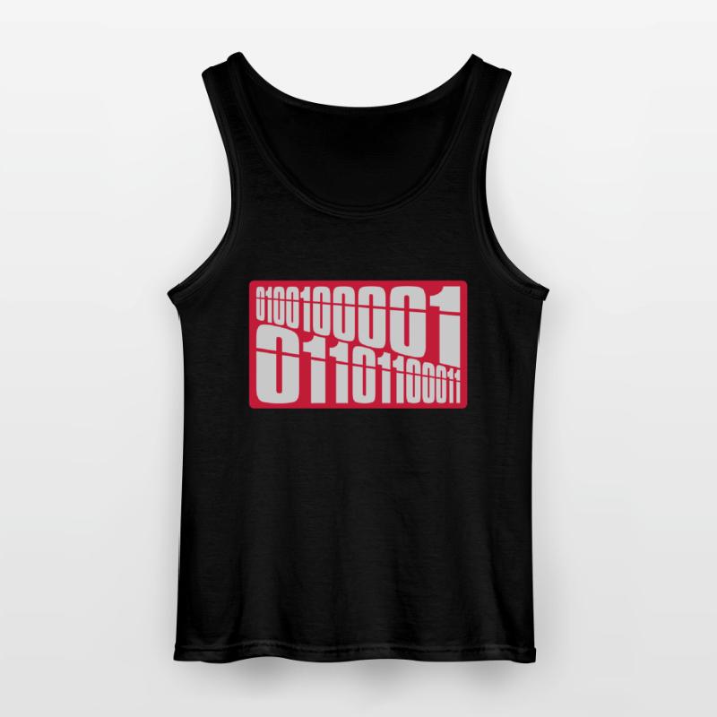 Langage de programme de code binaire Débardeur Gildan Homme
