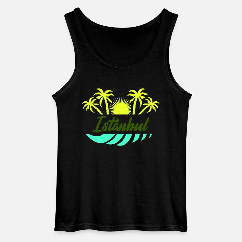 istanbul - Gildan Männer Tank Top - Schwarz