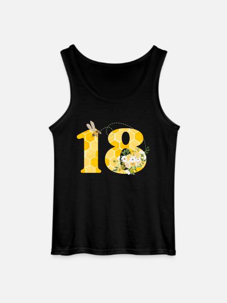 18th Anniversary Bee - Gildan Men’s Tank Top - black