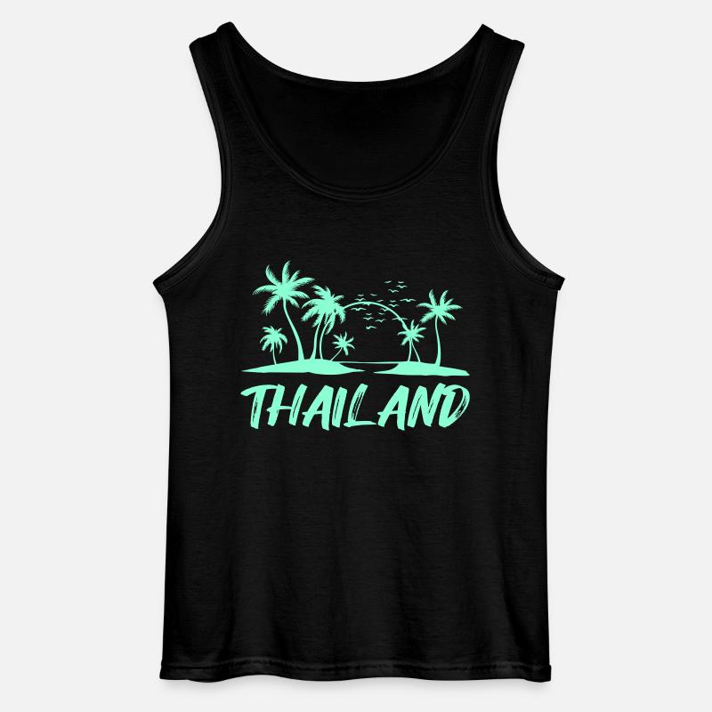 Thailand - Gildan tanktop til mænd - sort