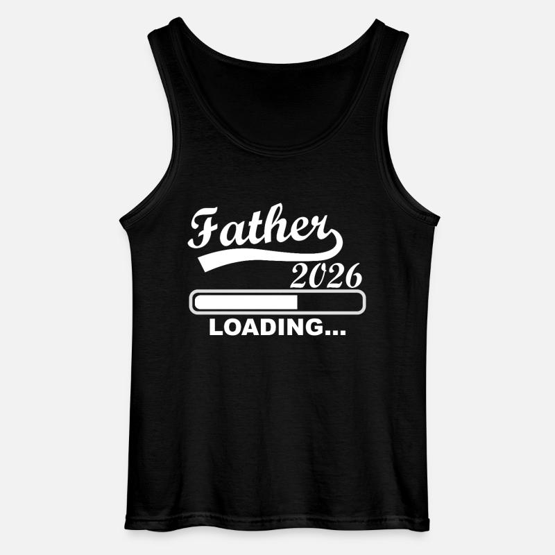Father 2026 Loading Progress - Gildan Men’s Tank Top - black