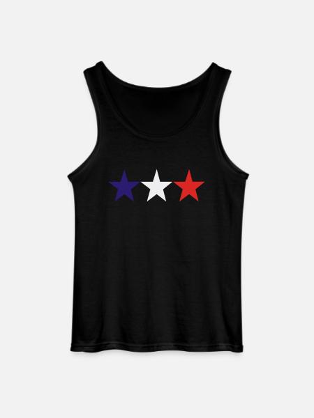 france - Gildan Männer Tank Top - Schwarz