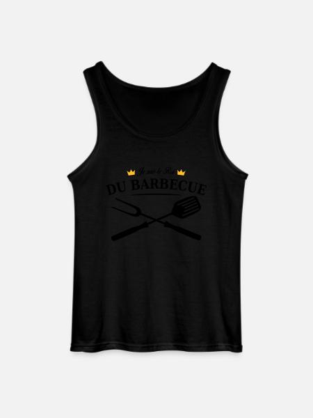 roi du barbecue - Débardeur Gildan Homme - noir