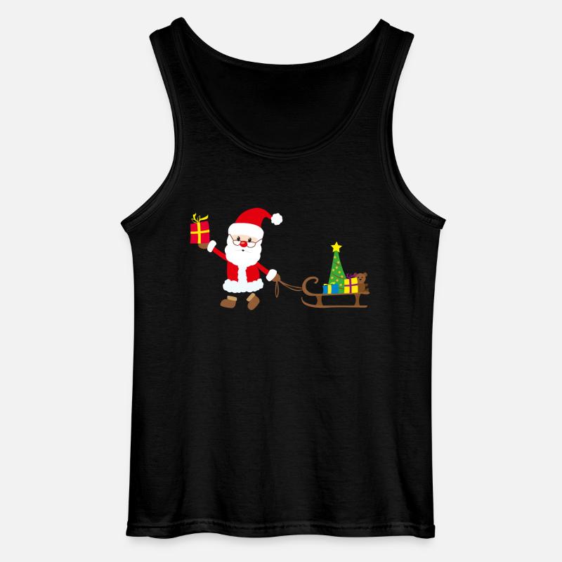 Weihnachtsmann - Gildan Männer Tank Top - Schwarz