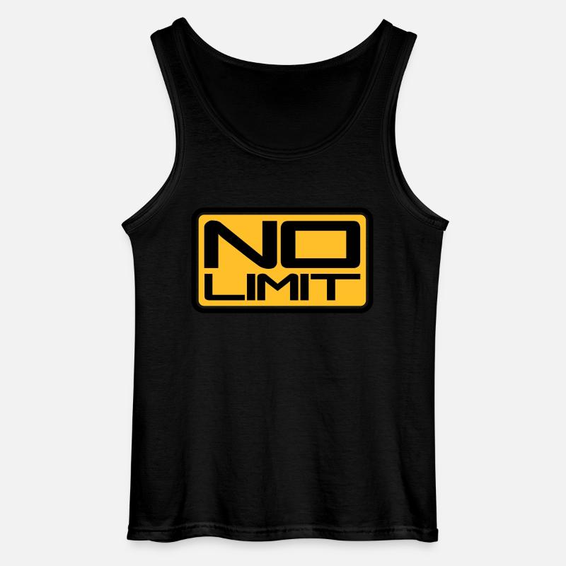 No Limit Shield - Gildan Männer Tank Top - Schwarz