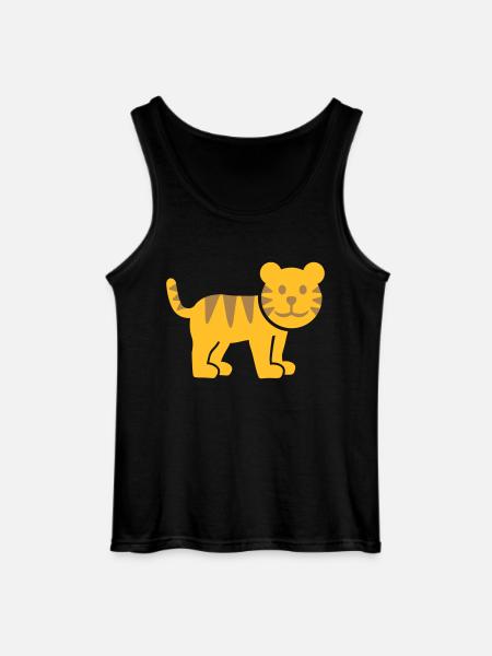 Tiger - Gildan Männer Tank Top - Schwarz