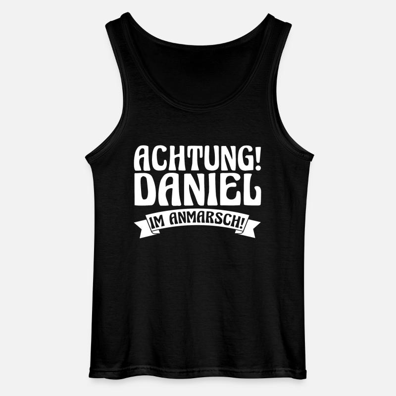 Vorname Daniel - Gildan Männer Tank Top - Schwarz