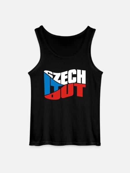 chech - Gildan Männer Tank Top - Schwarz