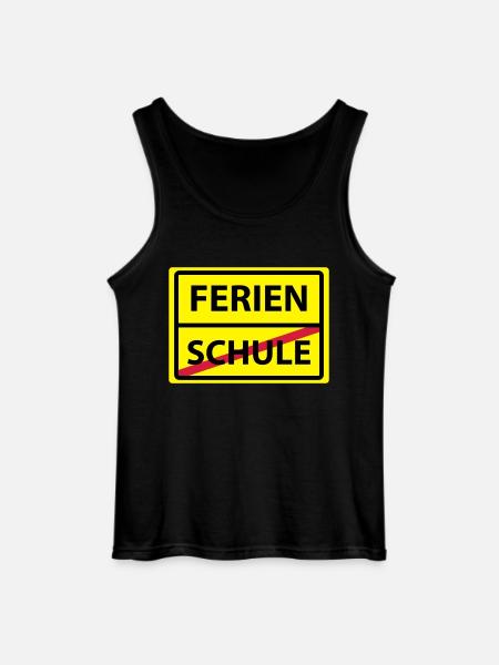 schule ferien - Gildan Männer Tank Top - Schwarz