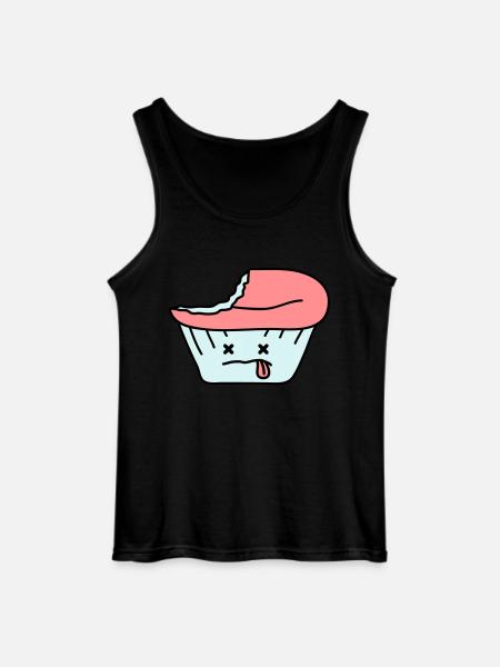 Dead Cupcake - Gildan Männer Tank Top - Schwarz