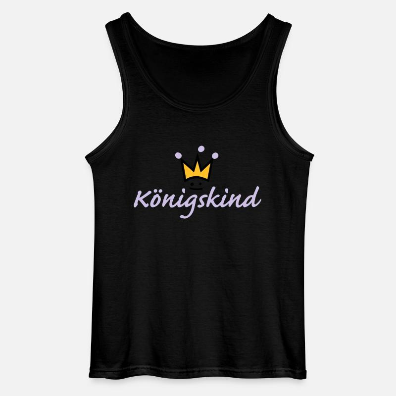 Königskind (b) - Gildan Männer Tank Top - Schwarz
