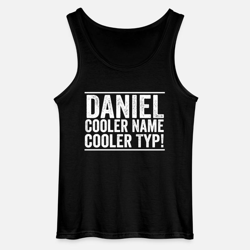 Vorname Daniel - Gildan Männer Tank Top - Schwarz