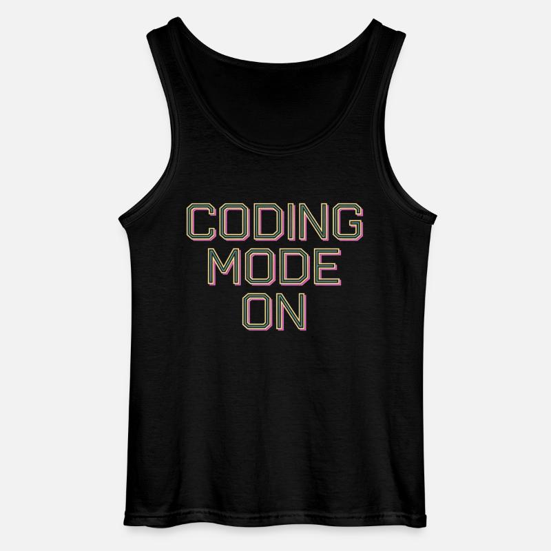 Coding Mode On 13 - Gildan Männer Tank Top - Schwarz
