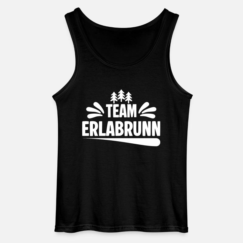 Team Erlabrunn - Gildan Männer Tank Top - Schwarz