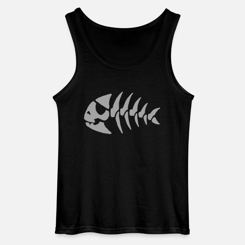 Poisson Arrete - Gildan Männer Tank Top - Schwarz