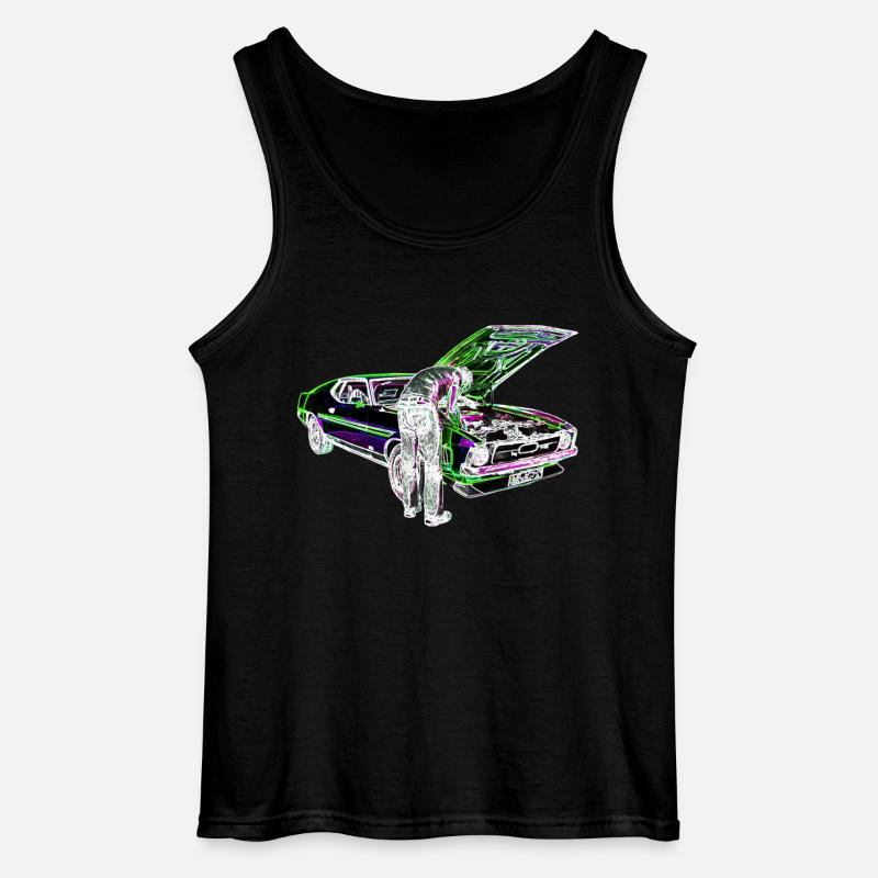 Schrauber Iinvert - Gildan Männer Tank Top - Schwarz