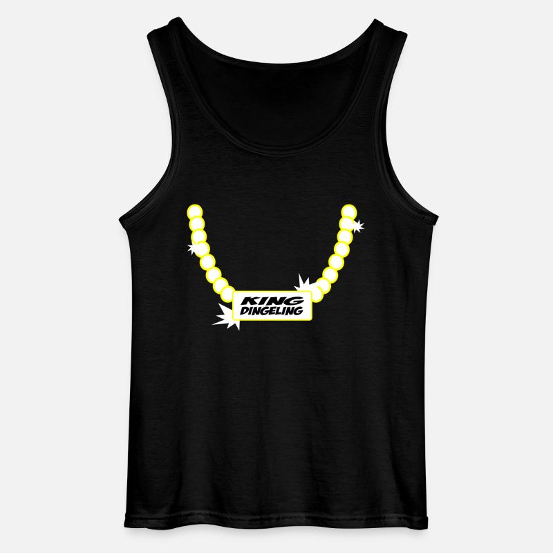 king dingeling - Gildan Männer Tank Top - Schwarz