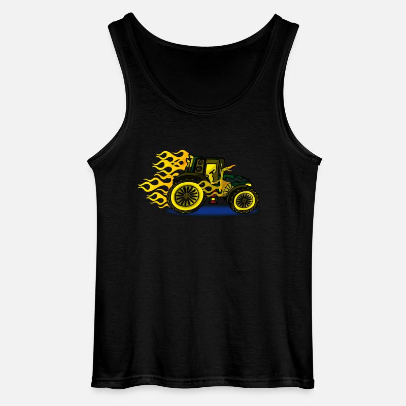 Traktor-Tuning - Gildan Männer Tank Top - Schwarz