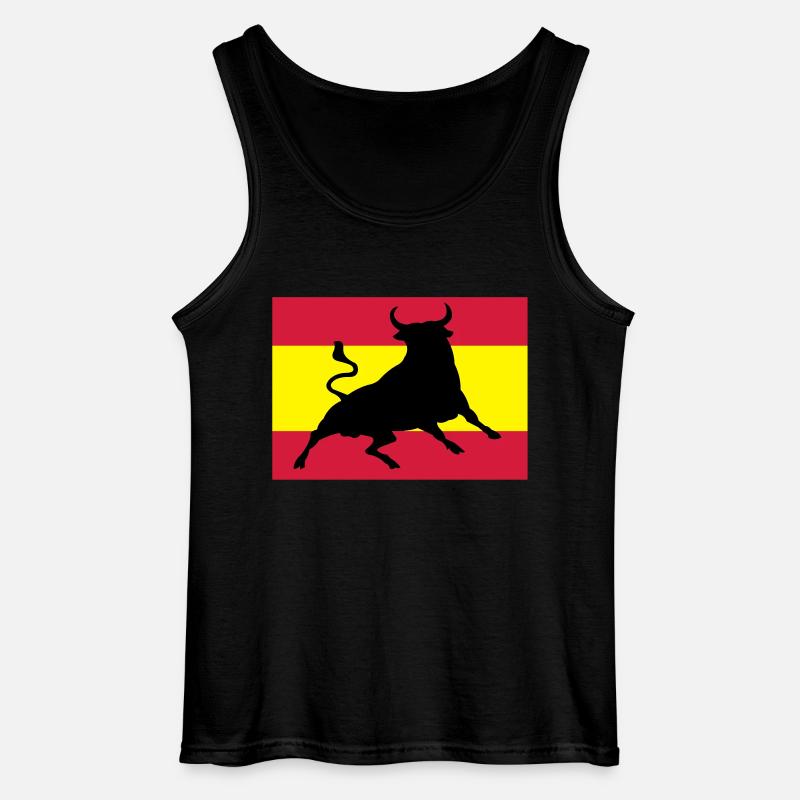 Viva España - Gildan Männer Tank Top - Schwarz