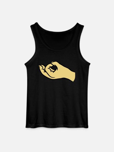 Hands asshole hole - Gildan Men’s Tank Top - black